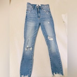 Abercrombie distressed jeans
